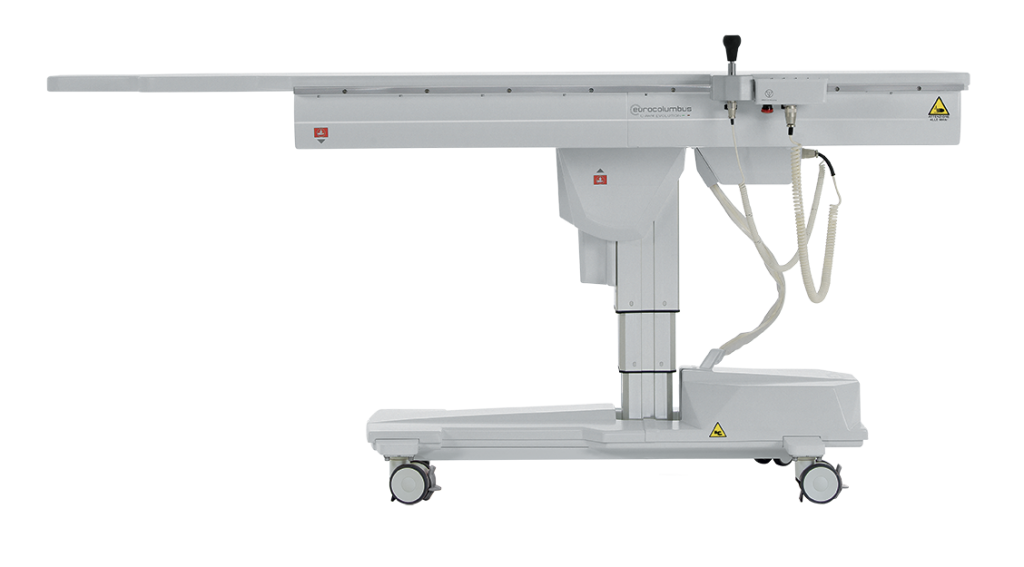 CT70T motorized angiography bed